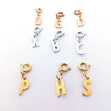 Letter Charms in 14K Gold - getbalmy